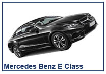 A Black Mercedes E Class at Gap Insurance 123